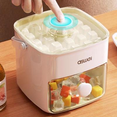 Secchiello per il ghiaccio extra-large con macchina per cubetti incorporata e stampo a sfera - Plastica resistente, perfetto per feste ed eventi all'aperto