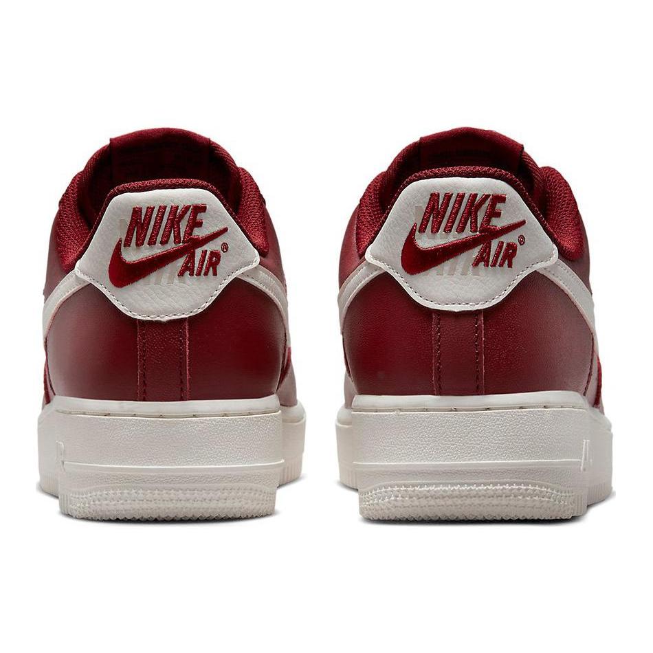 New Nike Air Force 1 Low '07 Premium History Of Logos Team Red Women's DZ5616-600