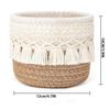 Cotton Rope Desktop Storage Basket White Coffee Snacks Box  Home Decoration