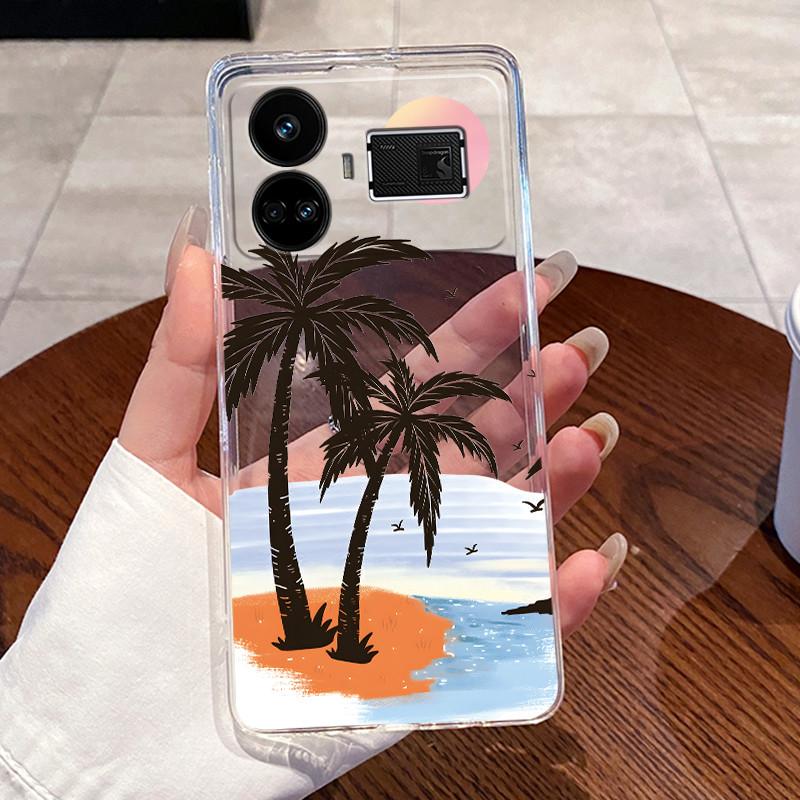 

Casing For Realme GT5 Case Transparent Soft Silicone Aesthetic Fashion Cute Cat Astronaut Cover For Realme GT 5 240W Phone Case realme GT5