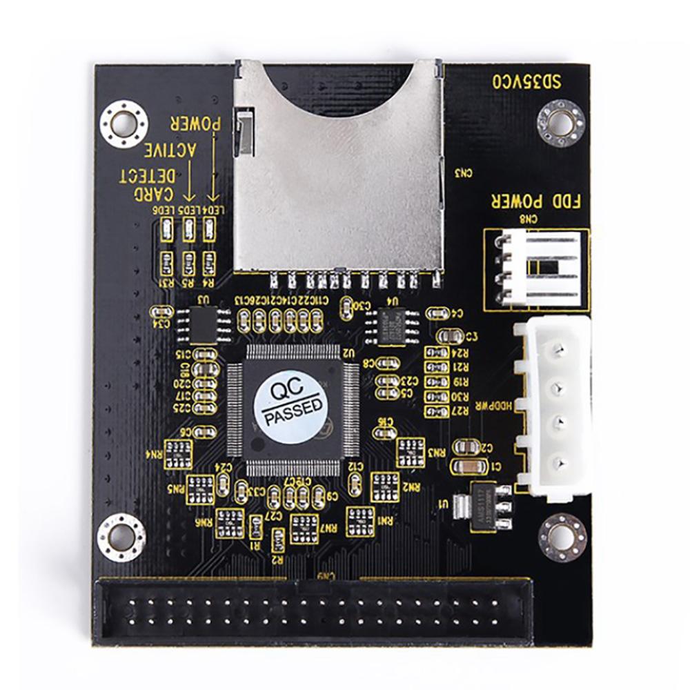 SD Card to IDE 3.5" 40 Pin SD SDHC Card Adapter Converter