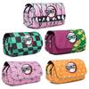Pencil Case Large Capacity Cartoon Anime Pencil Case Double Layer Canvas Pencil Bag Gift for Girls