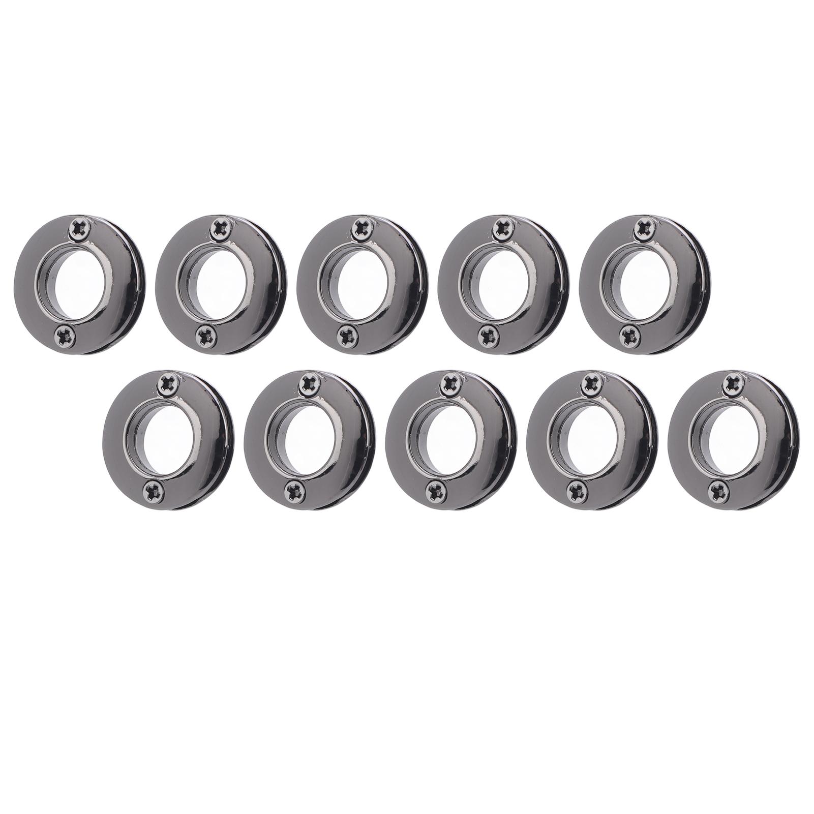 

10 шт. круглые люверсы двухсторонние закатанные люверсы металлические люверсы для одежды обуви кожаных изделий серый