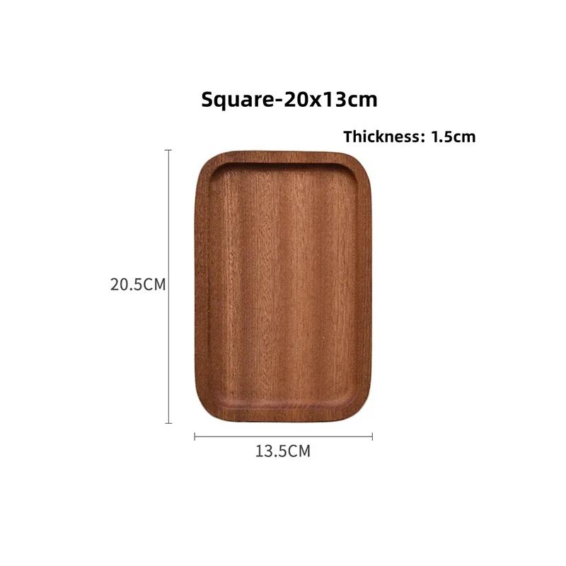 Tavi de servire din lemn Tava ovala din lemn Farfurii Farfurii de cină pentru petrecere Desert Farfurii de pâine Platuri pentru servirea alimentelor Desert