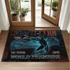 Led Zeppelin Design Crystal Velvet Rug Soft Decorative Mat for Bedroom Entrance