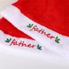 Holiday Party Hat Short Plush Christmas Santa Hat Easy To Wear For Travel Office Christmas Party Celebration Headwear