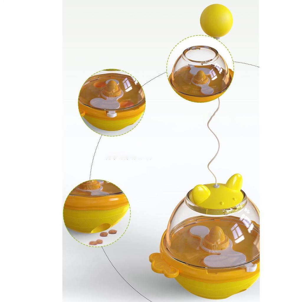 Cat Treat Toy Treat Puzzles for Indoor Cats Interactive Pet Playing Training Supplies for Kittens Home Garden Balcony Bedroom