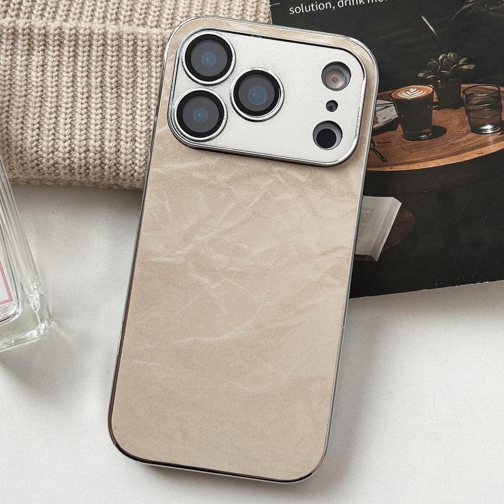 Luxury Aurora Snow Mountain Pattern Case For iPhone 17 Air 16 15 14 13 12 Pro Max 11 17Pro Plating Armor Camera Glass Capa Funda