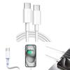 USB C Male To Male USB C 100W Fast Charging Cord Support Charging Sync 10Gbps Connector for Phone Tablet Headphone
