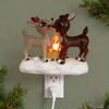 Christmas Night Light Decoration Design Home Garden US Plug Elk Night Light