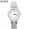 Seiko Alba Women's Quartz Watch AEGK426 (White Dial, Silver Case)