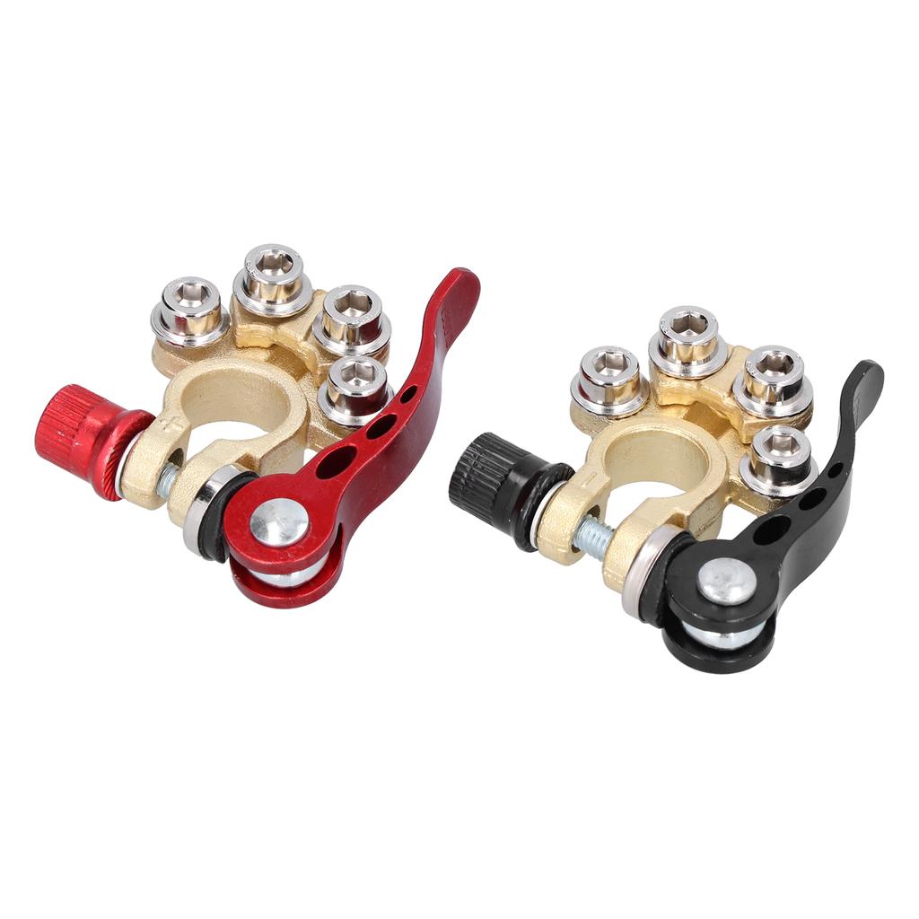 Battery Terminal 4 Way Positive Negative Car Connector Clamp for Truck Vehicle X0374