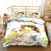 Manga Candy Bedding Set Duvet Cover Quilt Cover Pillowcase Comforter King Queen Size Boys Adult Bedding Set