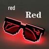 LED Mosaic Party Sunglasses - Cool Night Glow Glasses for Birthdays, Concerts, and Nightclubs
