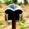 Barbate Helmet Medieval Knight Greek Barbate Armor Helmet Black Cosplay Helmet Best Gift for Halloween