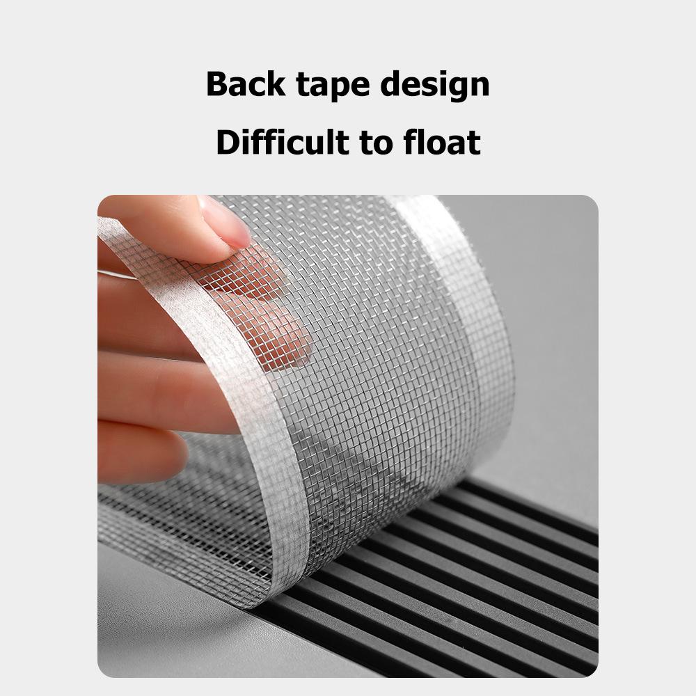 Einweg-Abwasserfilter-Langstreifen-Bodenablauf mit blockierenden rechteckigen Badezimmer-Insektenaufklebern