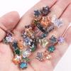 8/10Mm Color Plated Pentagram Beaded Glass Star Loose Beads Diy Handmade Beaded Necklace Material Jewelry Accessories
