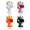 Fortune Cat Sculpture Entrance Craft Resin Key Holder Cat Figurine Table Decoration Desktop Ornament Sundries Storage Snack Tray