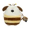 Dog Playful Plush Backpack In Khaki And White Suitable For All Ages For School Activities
