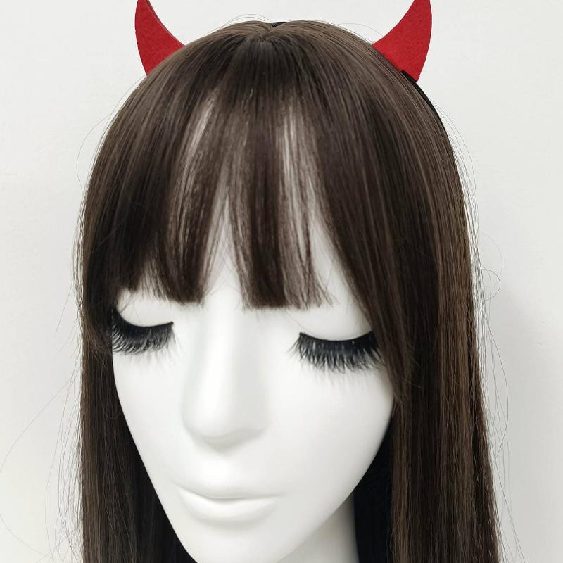 2pcs/Pack 3D Devil Funny Headband Hair Hoop,Devil Accessories,Hairband,Hair Hoop Headbands ,Halloween Costumes Holiday Essential