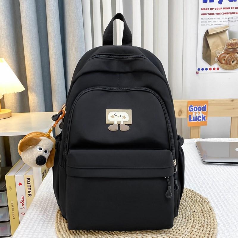 Korean version of schoolbag for female junior high school students, cute backpack, simple high school students, large-capacity travel backpack tide