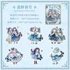 6 pcs Flash laser PET Stickers aesthetic Kawaii Cartoon Girl Decorative collage Diary Album Adhesive Diy Scrapbooking material
