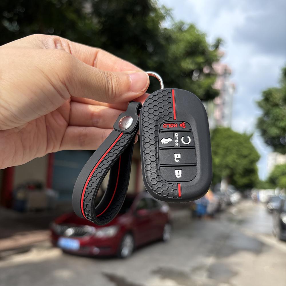 Key Cover For Honda Civic 11Th Gen Ve-1 Accord Vezel City Hrv Enp1 Crv Freed Fit Shuttle Gp8 Jade 2014- Key Fob Accessories
