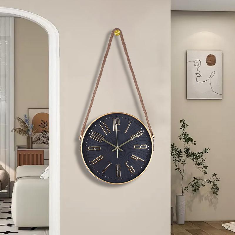 Clocks, Living Room, Silent Wall Clock, Simple and Fashionable Wall-mounted Clock, Home Three-dimensional Digital 12 Inches 30CM
