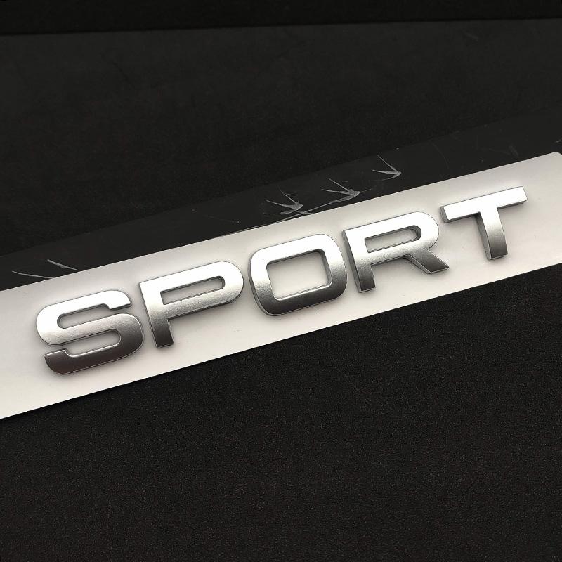 1Pc 3D ABS Logo Sport HSE Emblem Letters Car Trunk Badge For Land Rover Range Rover L320 Discovery Sport HSE Sticker Accessories