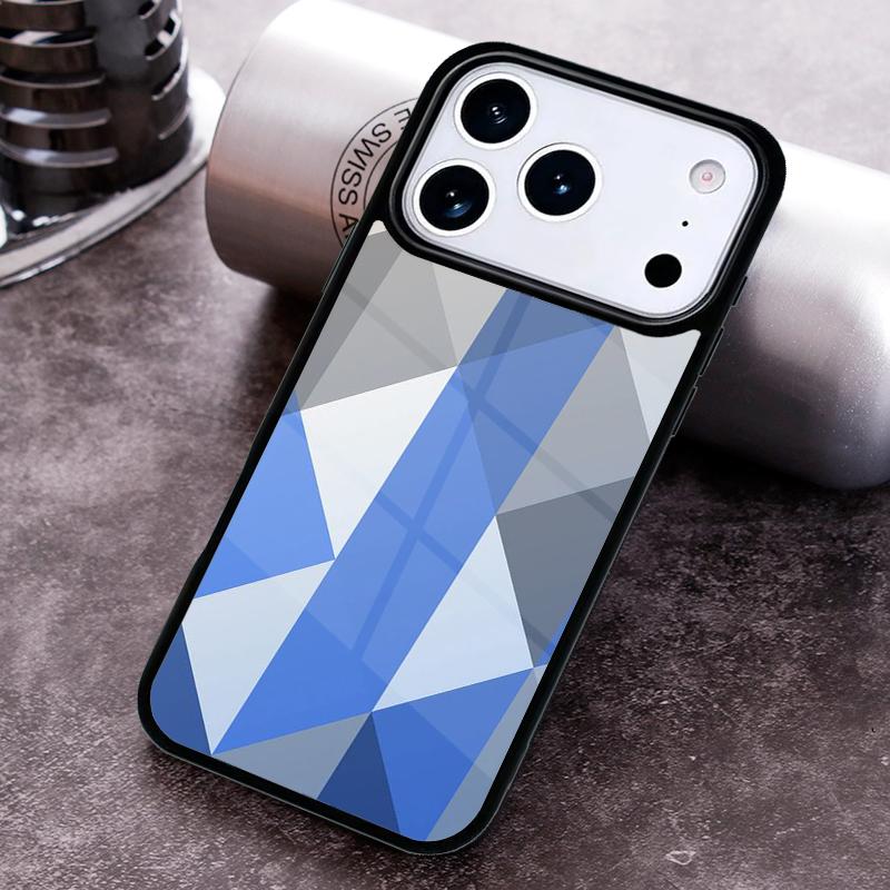 

Geometric Stripy Triangle Phone Case for iPhone 17 16 15 Pro Max Air 14 13 12 11 Plus Shockproof Cover iPhone 15 Pro