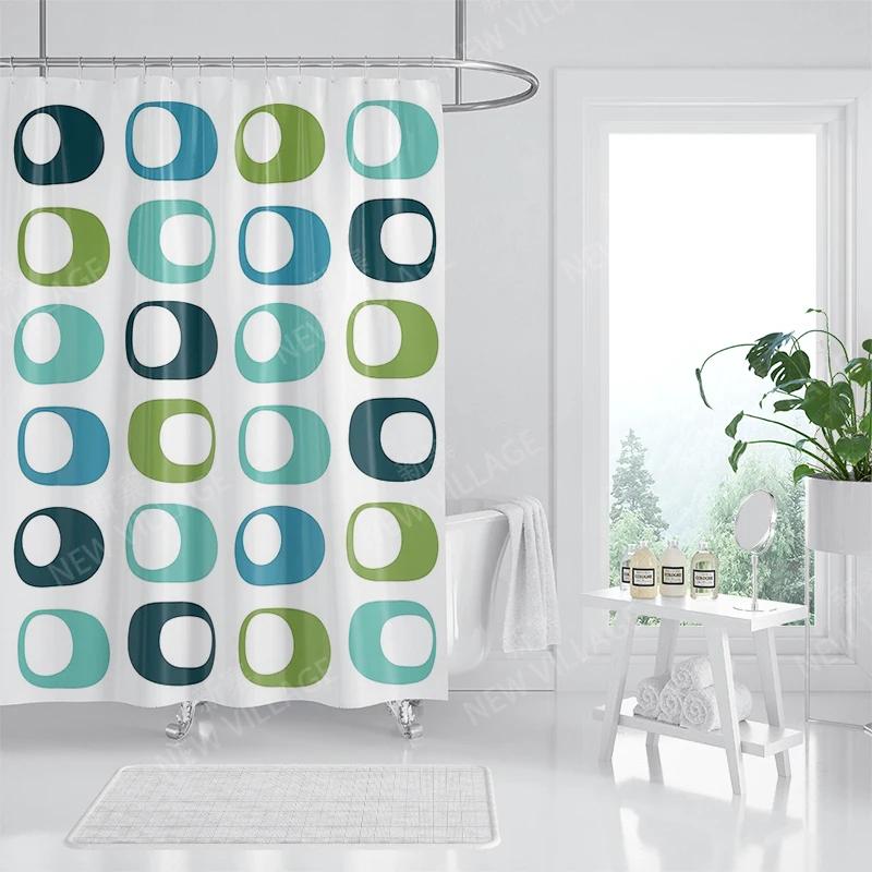 Waterproof Fabric Shower Curtains Bathroom Curtain Accessories Bath Curtain for Shower 180x200 240*200 Boho Decoration Abstract