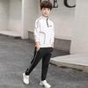 Spring Autumn Teenager Boys Clothing Sets Child Fashion Letter Sweatshirt + Pants  Kids Tracksuit