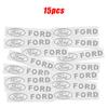 3D Metal Emblem Sticker Car Interior Decoration Decals Accessories For Ford Focus 3 4 MK3 Kuga Escape Mustang Fiesta Ranger Esco