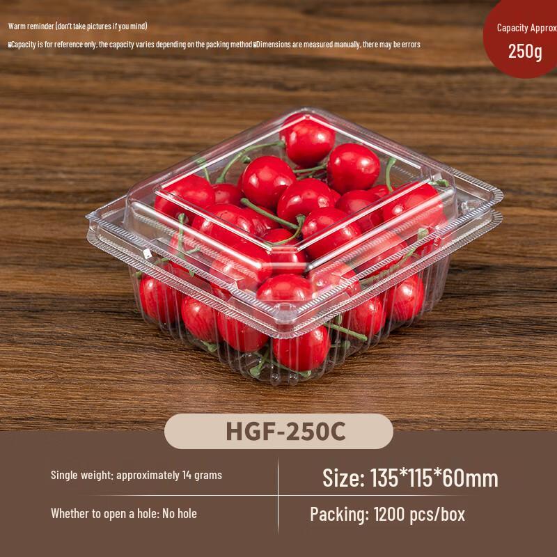 Disposable Transparent Plastic Fruit Container