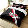 Atletico River Plate 3pc Duvet Cover Set Simple Modern Bedding Set Wrinkle Resistant Soft Fabric All Season Use a Perfect Gift
