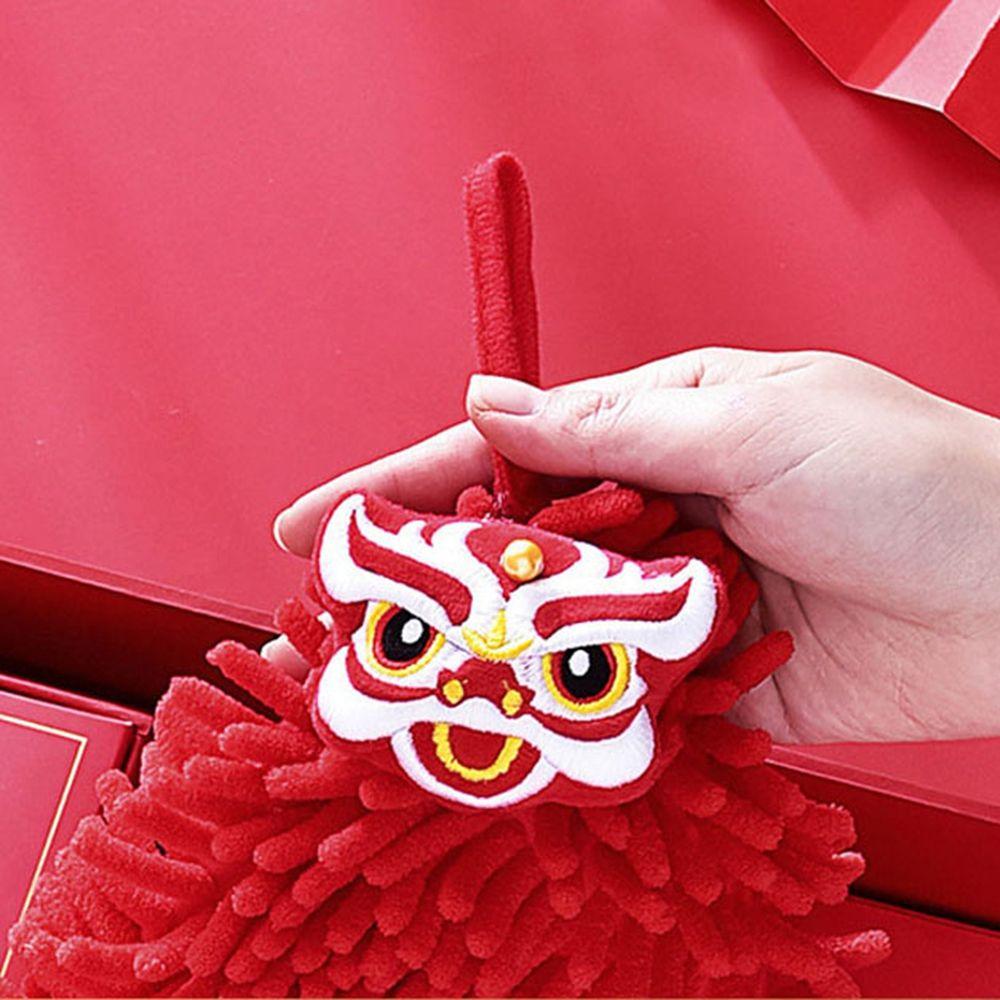 Cleaning Absorbent Cloth Embroidery Household Dishcloths Handkerchief Hand Towels Kitchen Towels