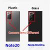 Zadní sklo kryt baterie pro Samsung Galaxy Note20 Note20Ultra SM-N9810 N9860 N986U1 Pouzdro Zadní kryt Náhradní díly Dveře
