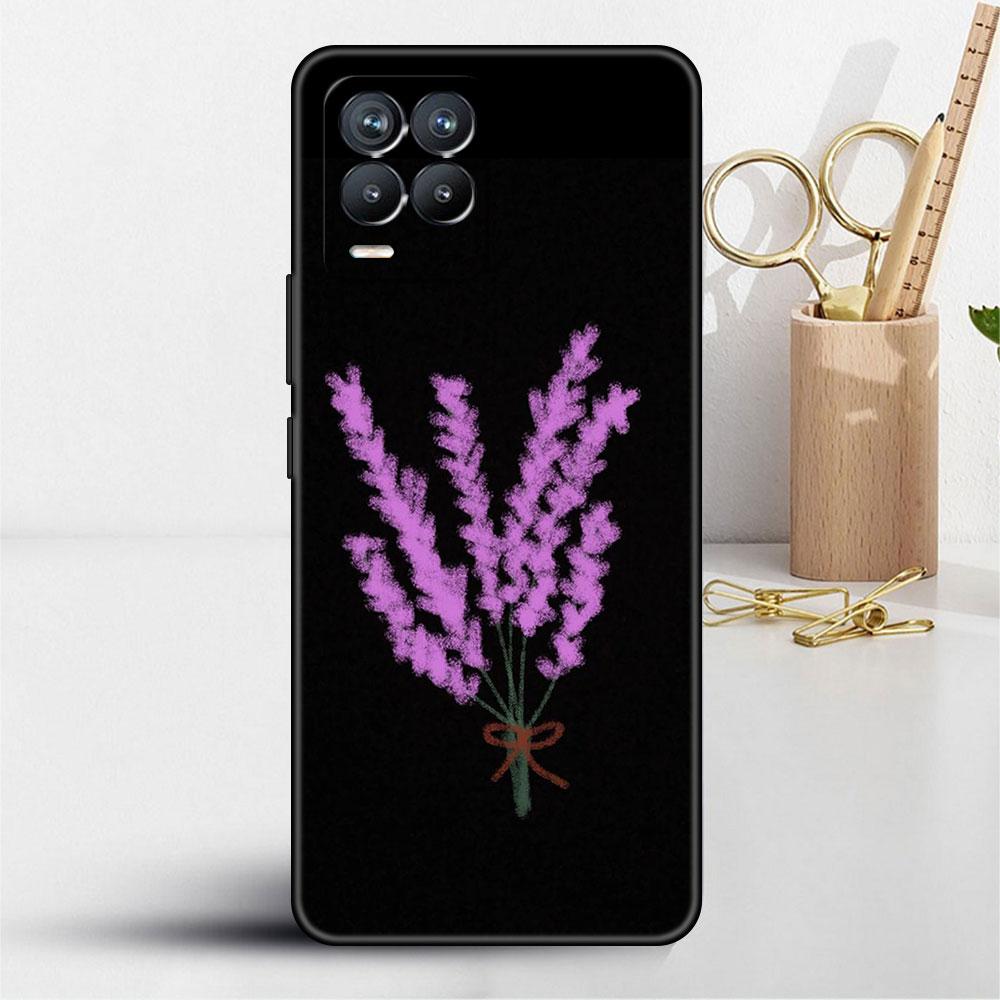 Case For Realme 8 C21y GT Neo 2 3 8i C21 7 C11 6 C12 C35 C3 GT 9 Pro C12 Silicone TPU Phone Cover Flower