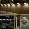 LED Solar Light, Waterproof Outdoor Garden Decoration Wall Light Suitable for Fence Garden Landscape Wall Walkway