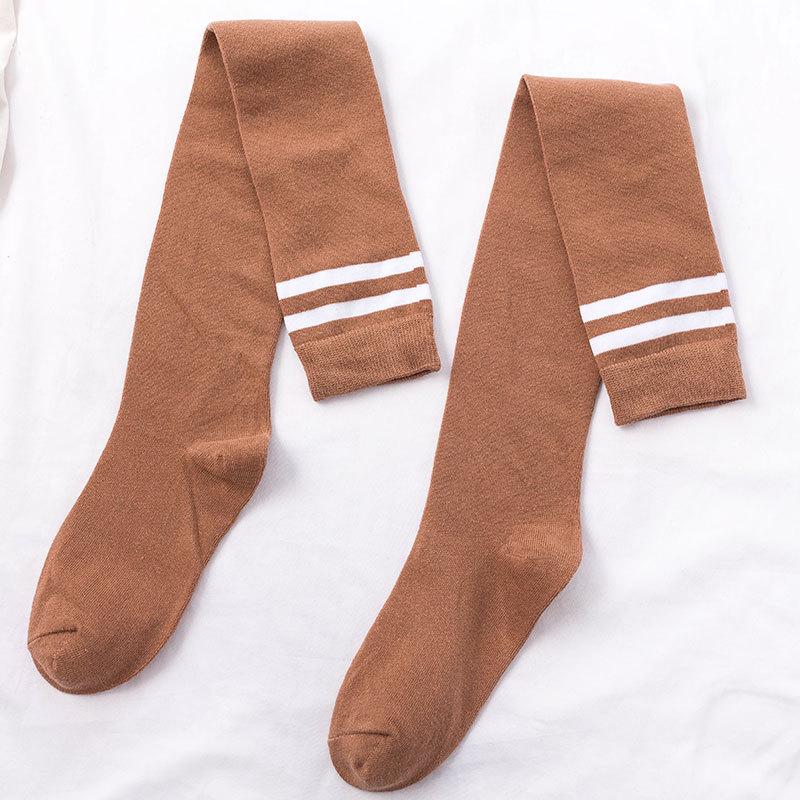 Women's Over-the-Knee Socks: College Style Japanese/Korean Mid-Calf Long Socks for Spring and Autumn