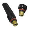 Replaceable 16pcs TIG Welding Torches Stubby Gas Lens Collets Alumina Nozzles Back Cap Kit For SR WP 17 18 26 Series