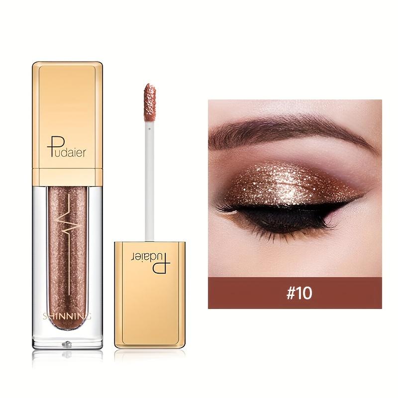 Make Up Liquid Eyeshadow Waterproof Glitter Pigments Purple Gold Metalic Women Beauty Gel Eye Shadow Cream 18 Colors Makeup Shimmer Shadow