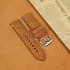Handmade Color Thread First Layer Crazy Horse Leather Universal Watch Strap Adaptation 18 20 22 24 26mm