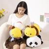 Plush Reversible Whimsical Animal Bee To Panda Shiba Inu Shark Cozy Doll For Children