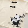 Baby Sets Boys Girls Summer Clothes Casual Panda Print T-shirts + Shorts Suits Outfits Children Chinoiserie Cartoon Clothing Sets