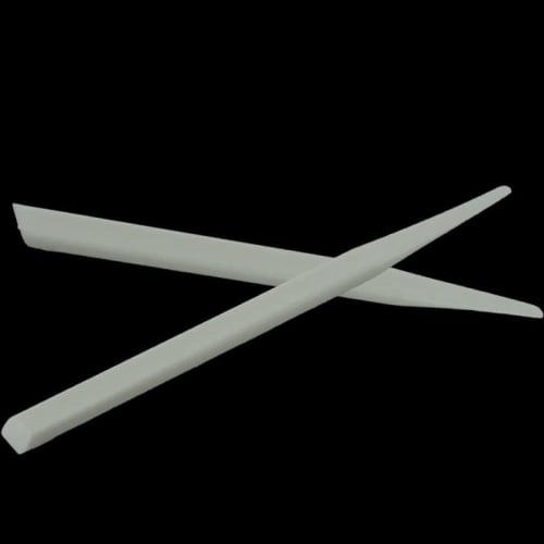 XGNG White Dental Plastic Spatulas for Impression Materials, Alginate, and Plaster Mixing Tools, 20 Pieces