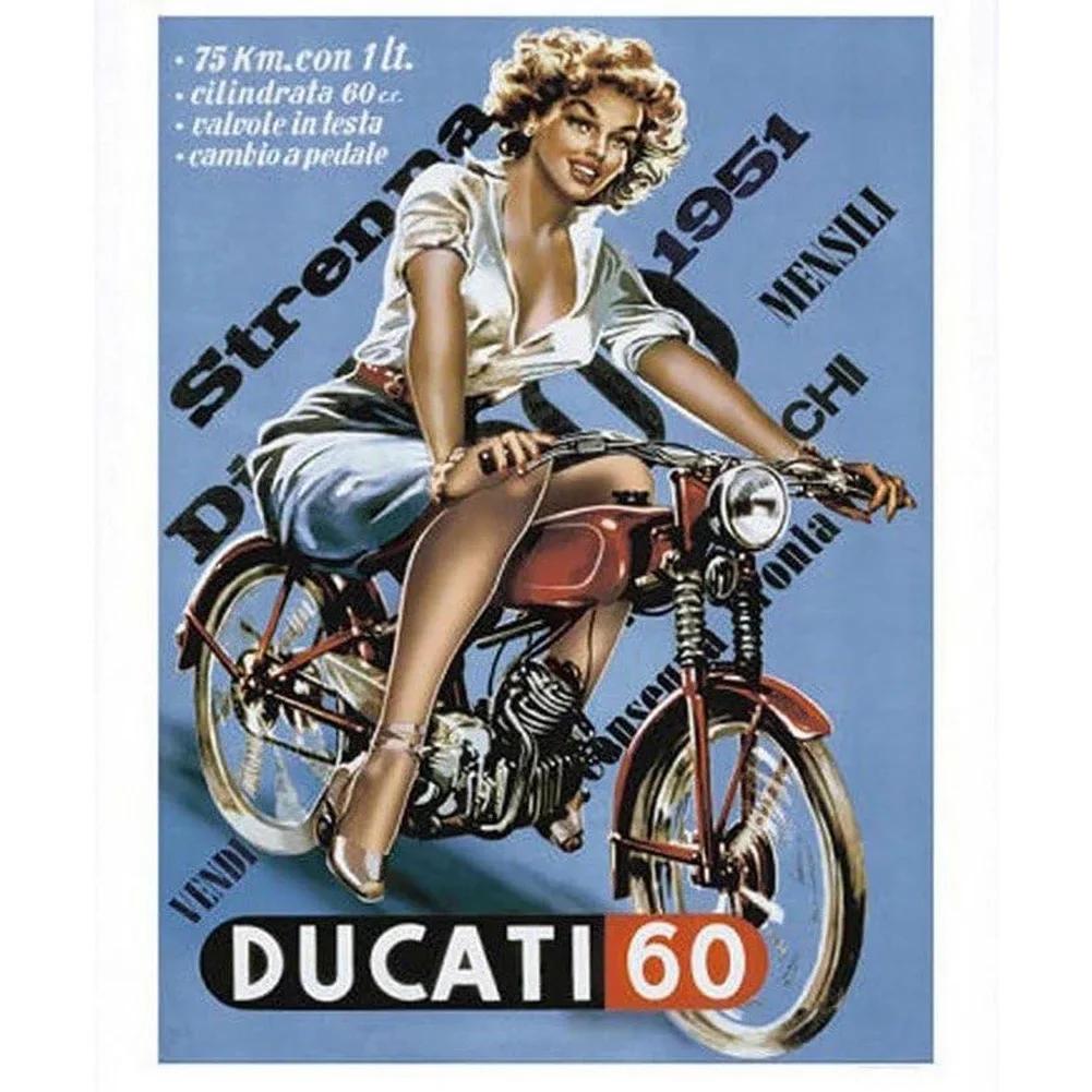 Norton Triumph Motorcycle Metal Tin Signs Vintage Wall Posters Retro Iron Painting Metal Plaque Sheet for Bar Cafe Garage Home