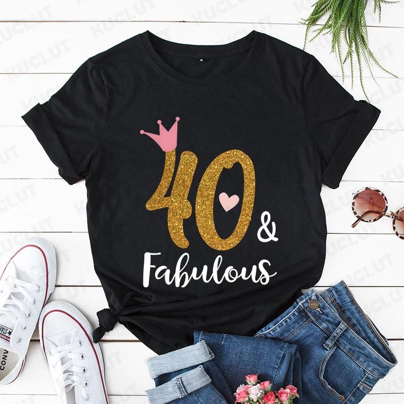 This Queen Makes Look 30405060 Fabulous Tshirts for Women Birthday Queen Tshirts Birthday Party T Shirts Graphic Tshirt Tops