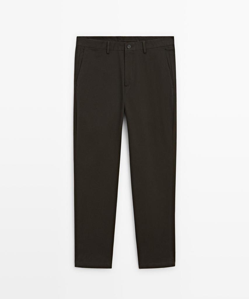 Masimodutti Cotton Slim Fit Pants