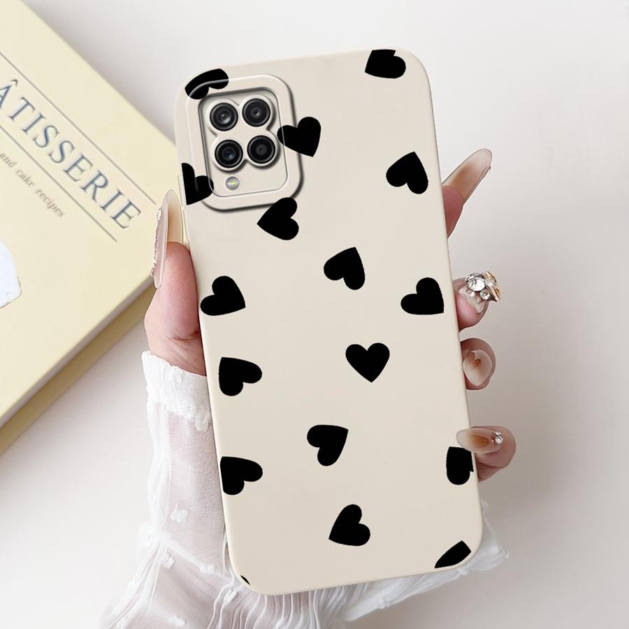 For Samsung A22 A225F 4G Phone Case Flower Painted  Proective Cover for SamsungA22 A22s a 22 S 5G Soft Silicone Funda Capa